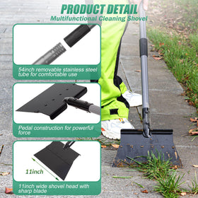 Suchtale Garden Flat Shovel stable blade head design for durability.