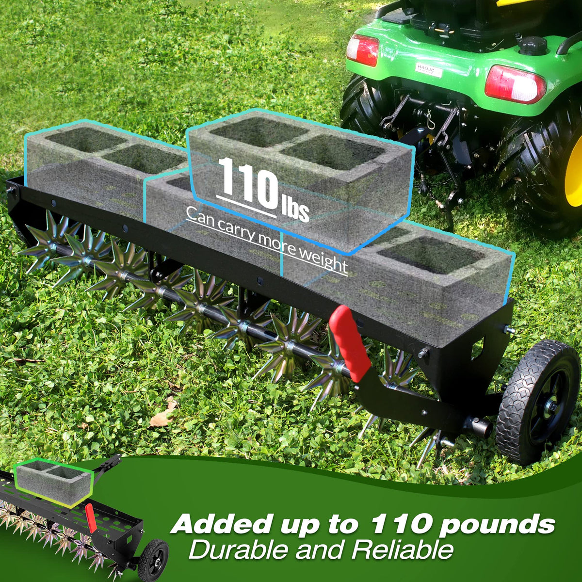 Suchtale versatile design for lawn and farm tasks