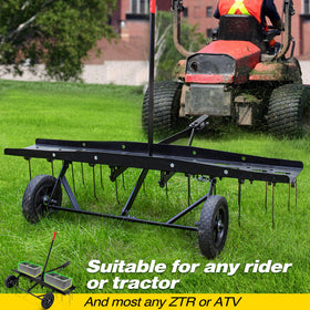 Suchtale independent flexing tines lift thatch evenly for better turf