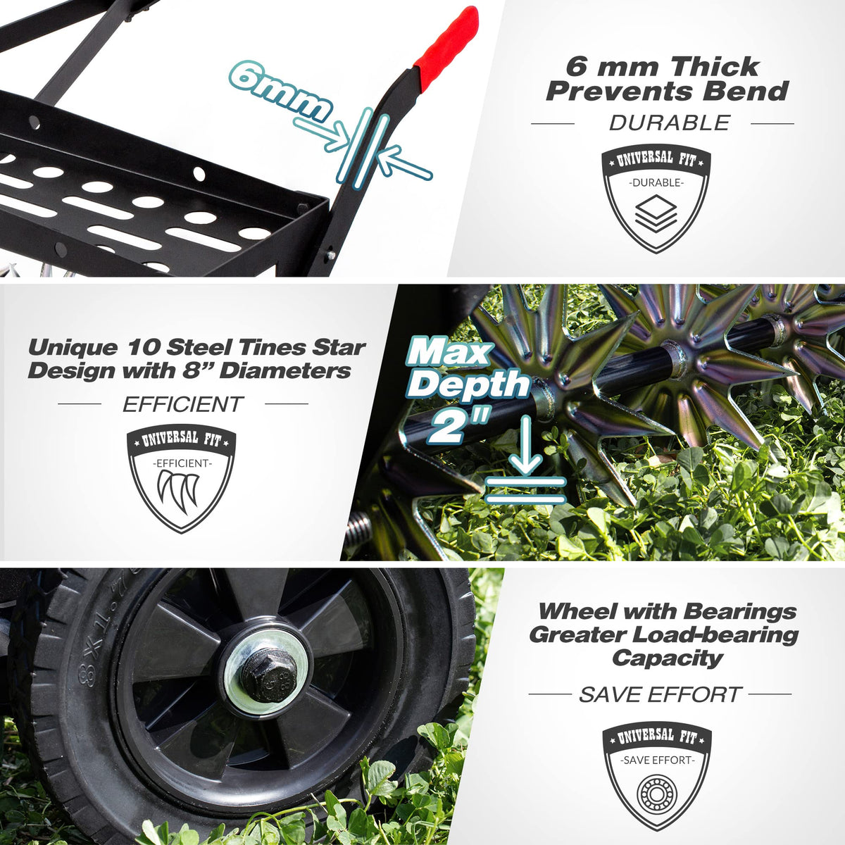 Suchtale reinforced axle and side plates for durability