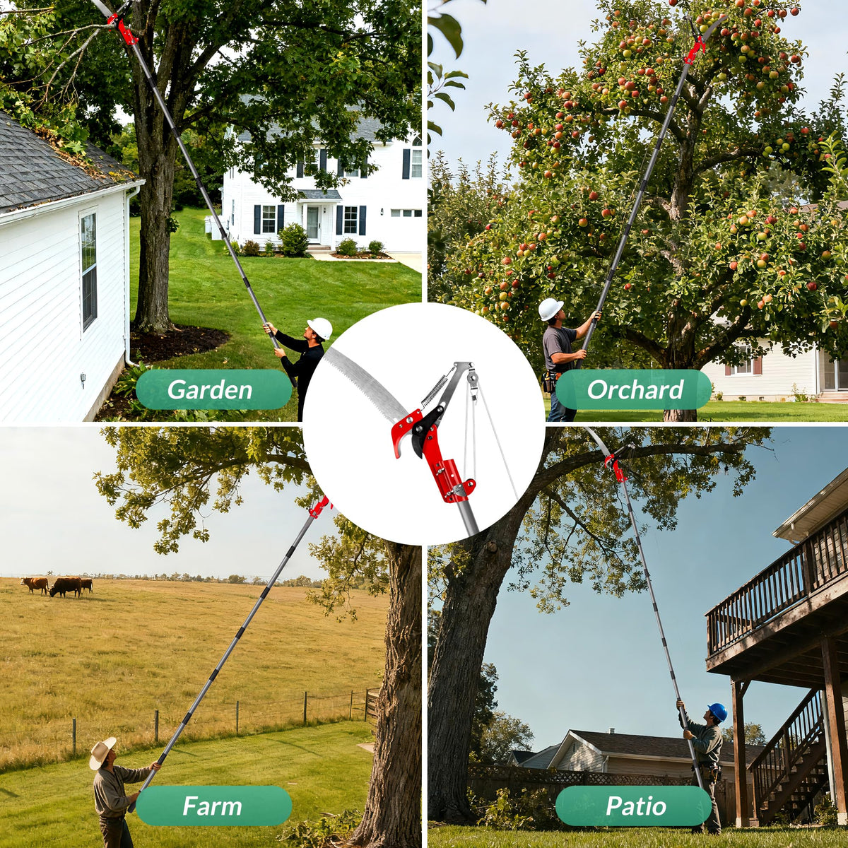 Suchtale safety gear used while pruning for safer operation