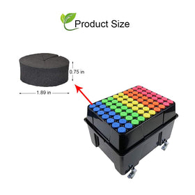 SUCOHANS cloner collars fit 2-inch net pots for easy DIY cloning