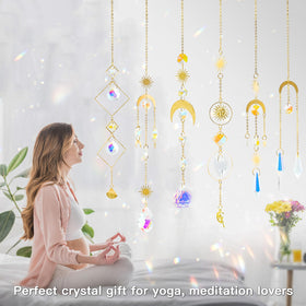 suddus sun catchers cat-friendly decoration adding sparkle for cozy corners
