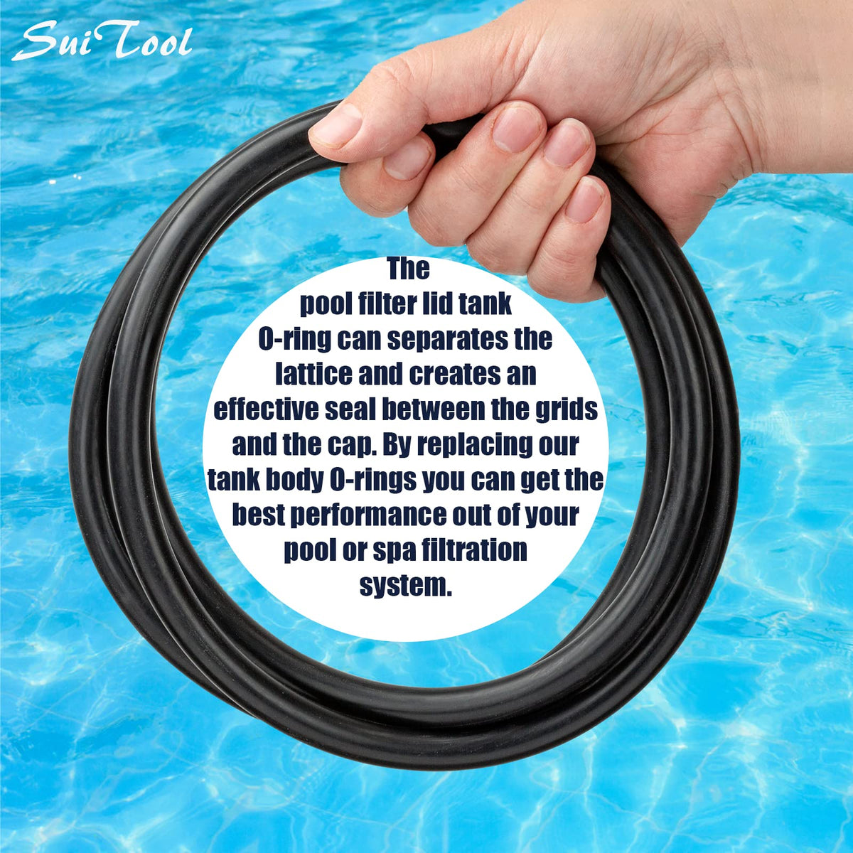 Sealed Pentair filter system test with SuiTool O-ring