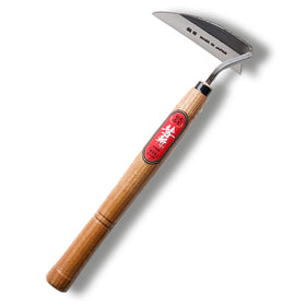 SUIZAN Nejiri Kama Weeding Sickle 125mm blade for clean root-level cuts
