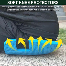 SUJAYU knee pads adjustable straps for secure, quick on/off wear during tasks
