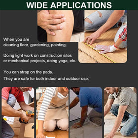 SUJAYU knee pads comfort on hard surfaces during long kneeling tasks