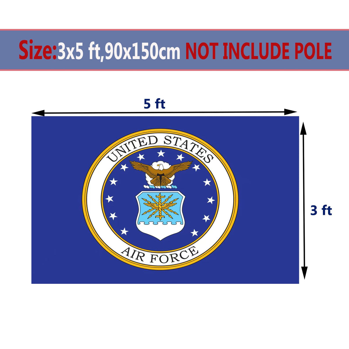 Sujeb heavy-duty flag with reinforced stitching for rugged use