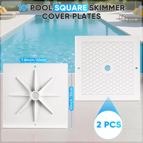 SUKABU heavy-duty plastic skimmer cover enhances safety and reduces debris intake.