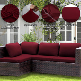 SUKAIKEQA durable outdoor fabric stands up to sun and rain for quick care.