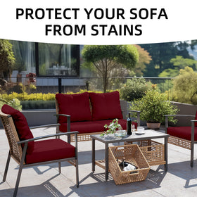 SUKAIKEQA multi-piece coverage shows complete seat and back cushion options.