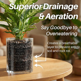 Sukh porous charcoal boosts air flow for stronger roots in dense mixes
