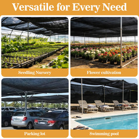 Sukh shade cloth suitable for gardens, nurseries, and greenhouses.