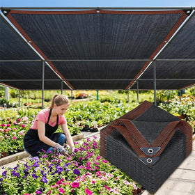 Sukh shade cloth delivers 70% shading to outdoor plants and spaces.