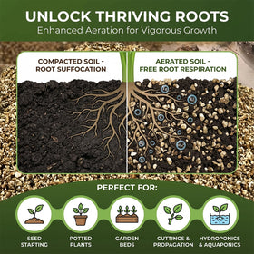 Sukh Vermiculite moisture retention improves soil aeration and drainage