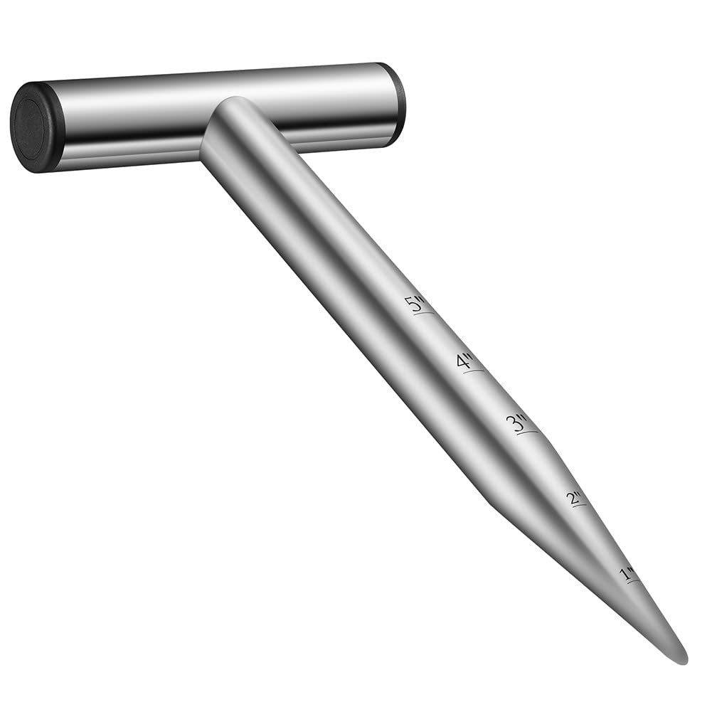 Sukiise hand dibber with T-handle and depth marks for precise planting.