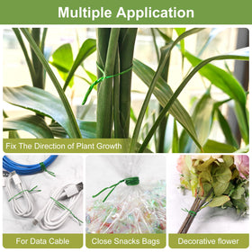 SumDirect durable green plastic coated wire for outdoor use