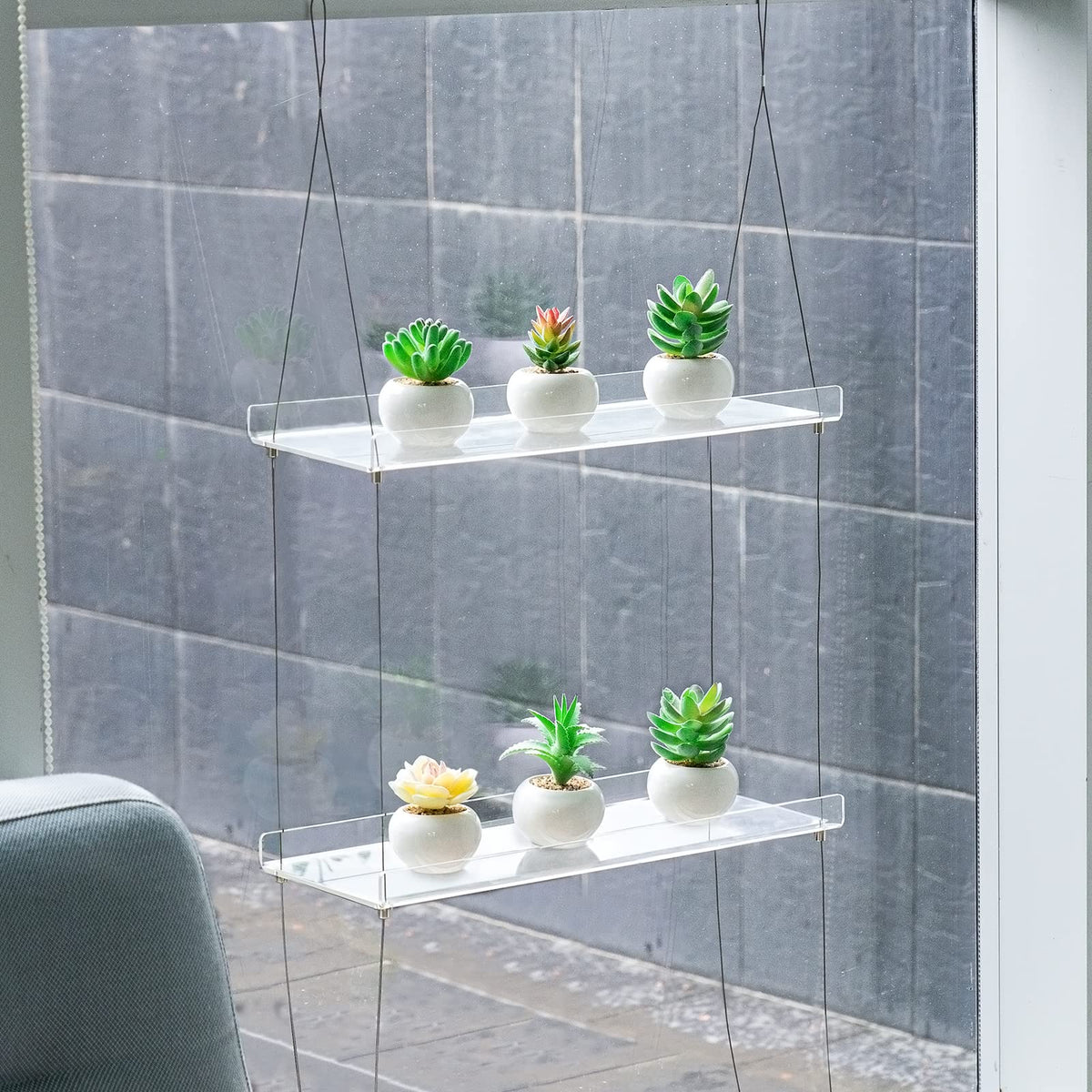 Sumerflos hanging spice storage window keeps kitchen essentials accessible.