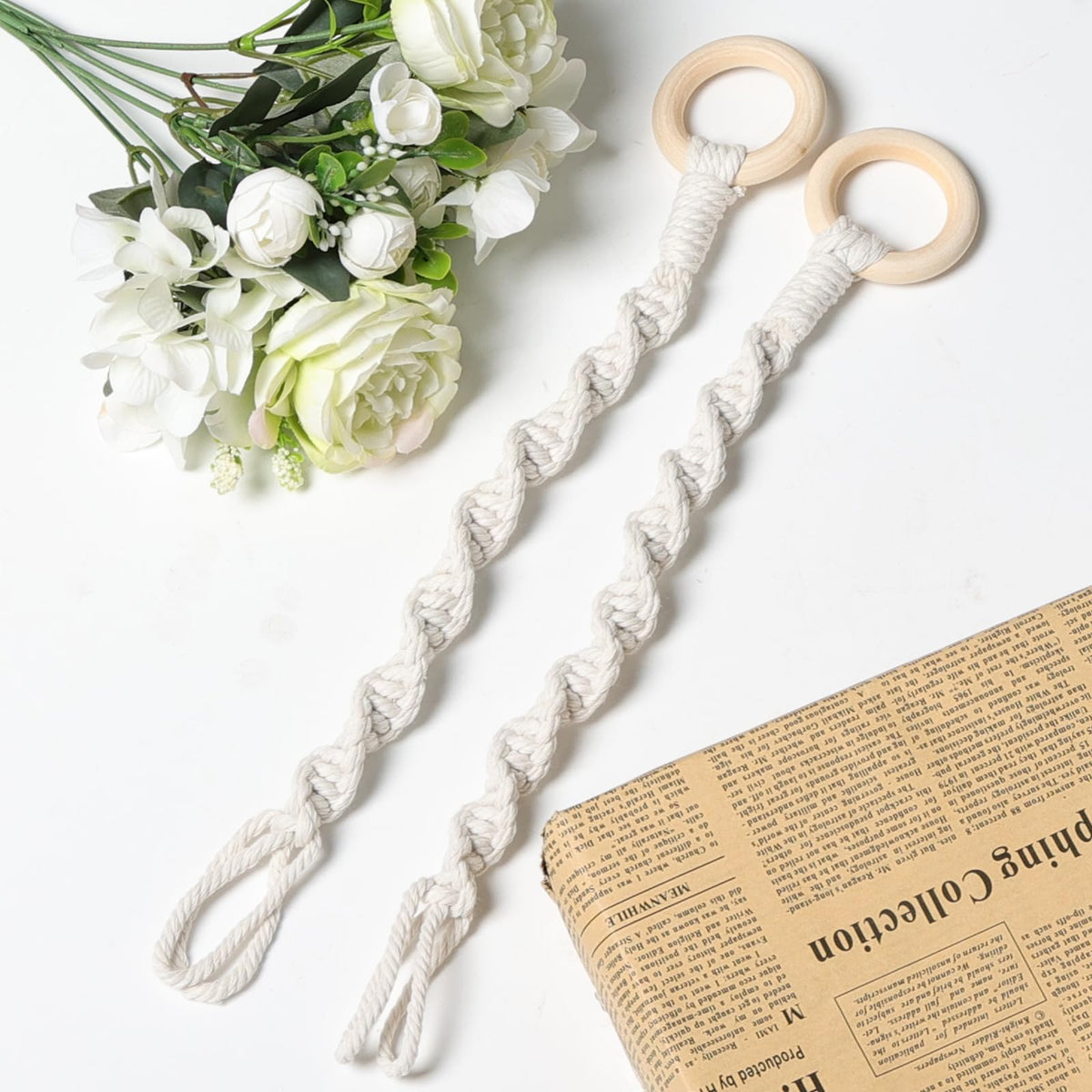 SUMERSHA hand-woven cotton rope showcases artisanal texture in any decor