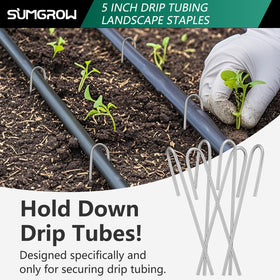 SUMGROW stake supports both 1/4 inch and 1/8 inch tubing.