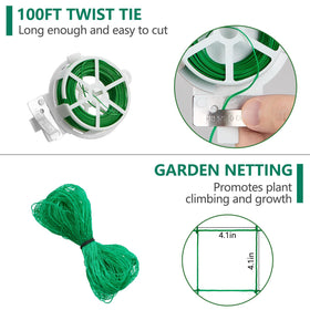 Sumgrow durable steel frame with netting sustains heavy climbers outdoors.
