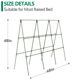 Sumgrow easy assembly no-tools setup for quick trellis installation.