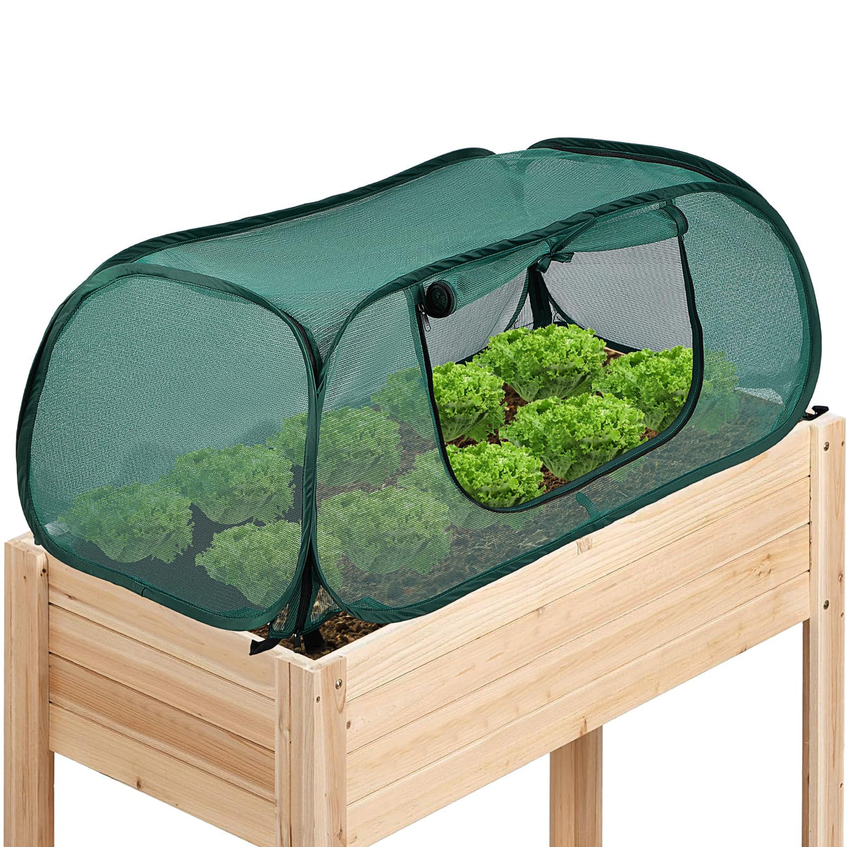 SUMGROW garden bed cover with pop-up design protects plants.