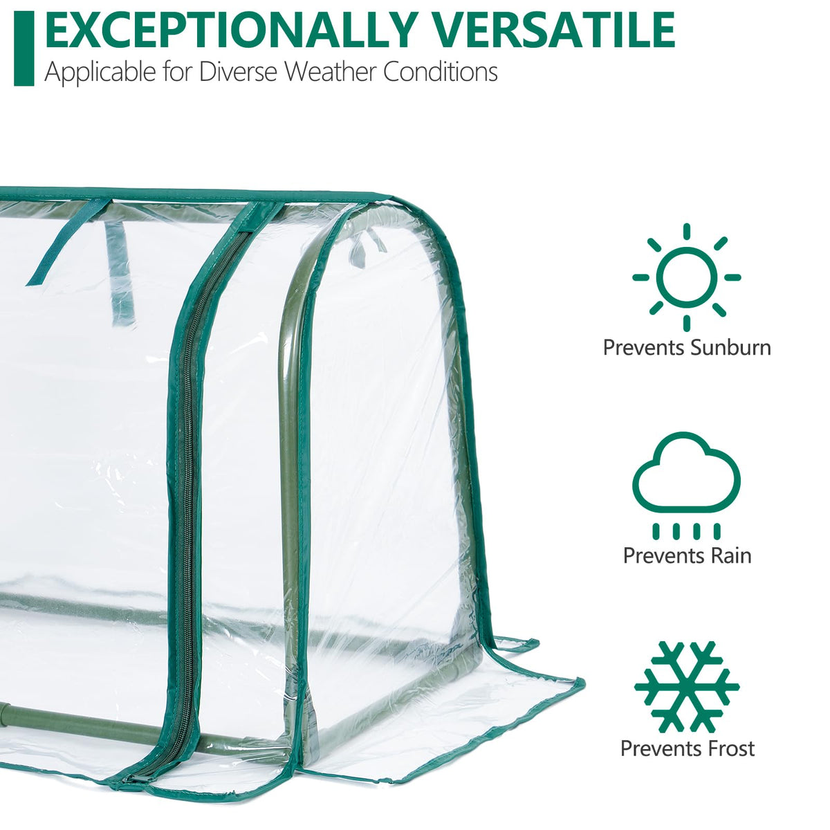 SUMGROW Mini Greenhouse compact size fits small spaces