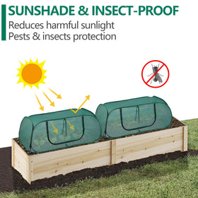 SUMGROW tent includes six metal spikes for sturdy anchoring.
