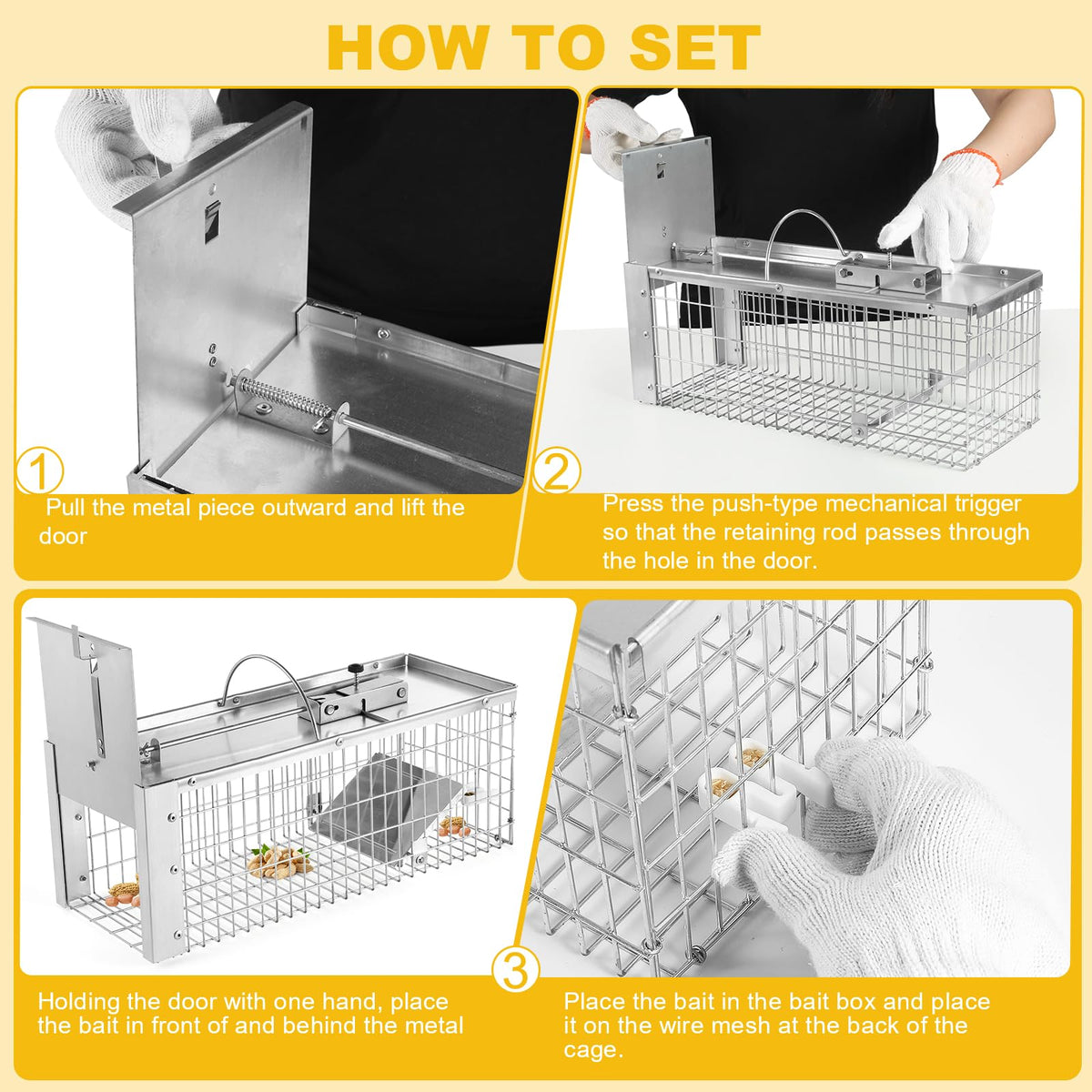 Sumkat Squirrel Trap internal structure highlights safe release design.