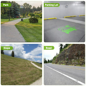 Sumloty Gravel Grid HDPE material resists UV aging and temperature fluctuations.