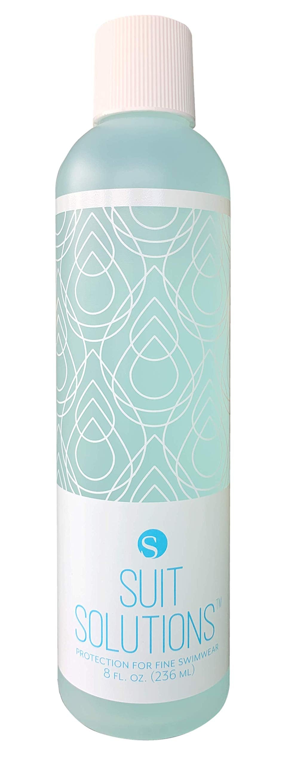 Summer Solutions Suit Solutions bottle helps protect swimwear color and elasticity from chlorine