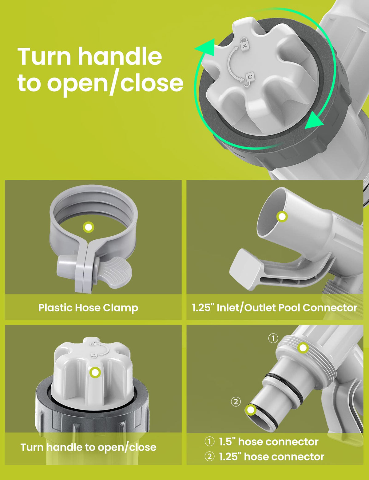 SUMMERBUDDY pool hose adapter packaging photo conveys two-pack value and ready-to-use kit.