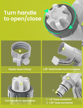 SUMMERBUDDY pool hose adapter packaging photo conveys two-pack value and ready-to-use kit.