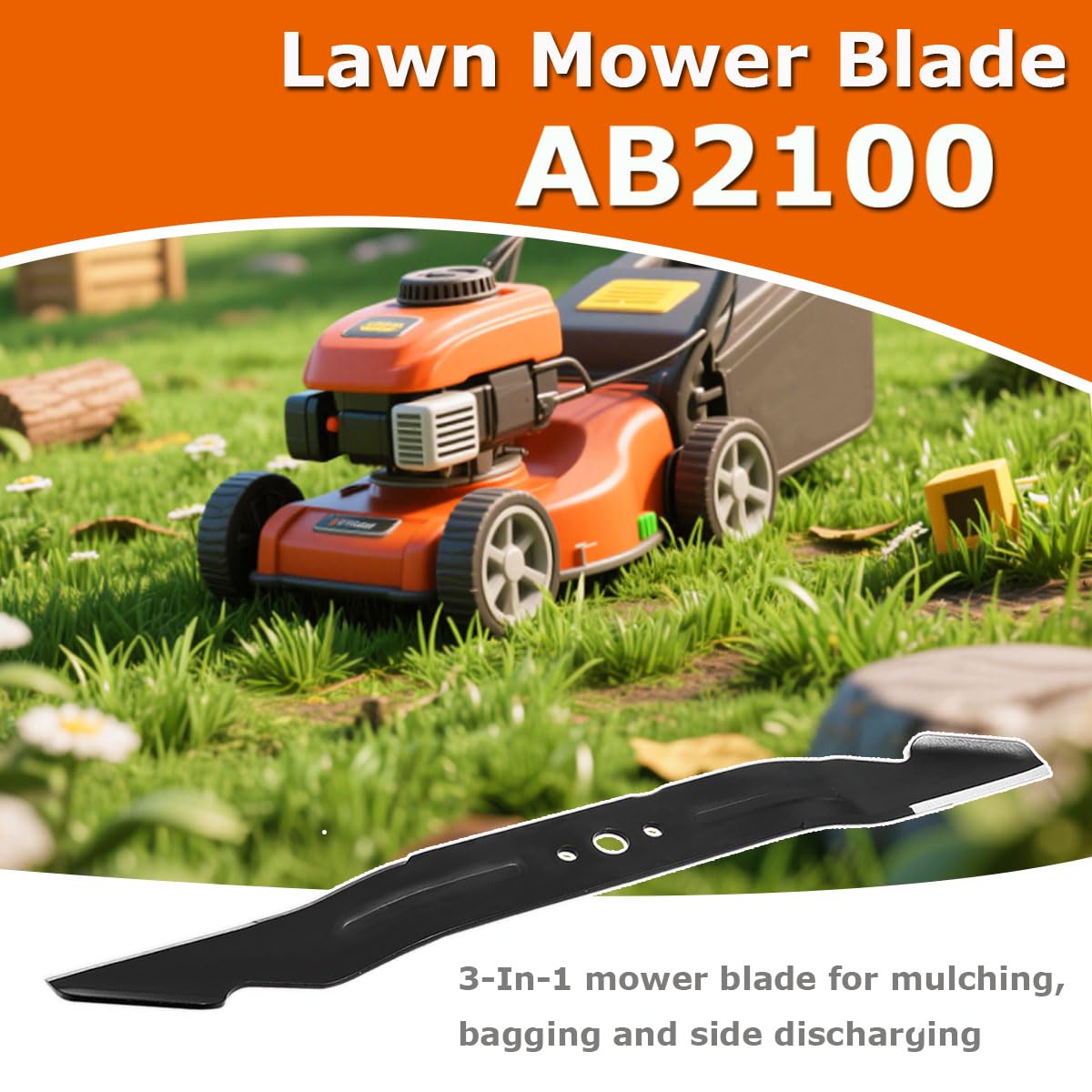SummerCool AB2100 21in blade metal detail highlighting precision engineering.