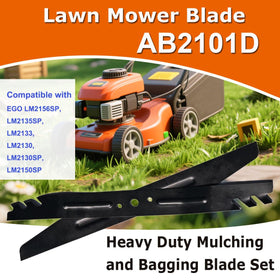 SummerCool AB2101D 3-in-1 blade enables mulching, bagging, and side discharge.