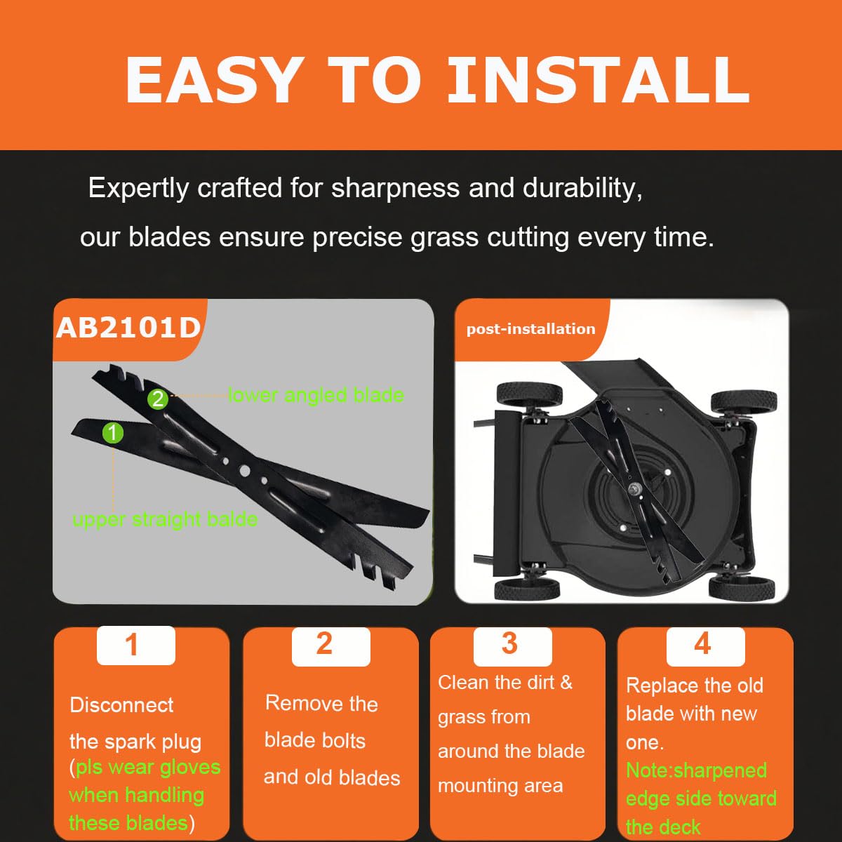 SummerCool AB2101D easy replacement for EGO 56V mowers.