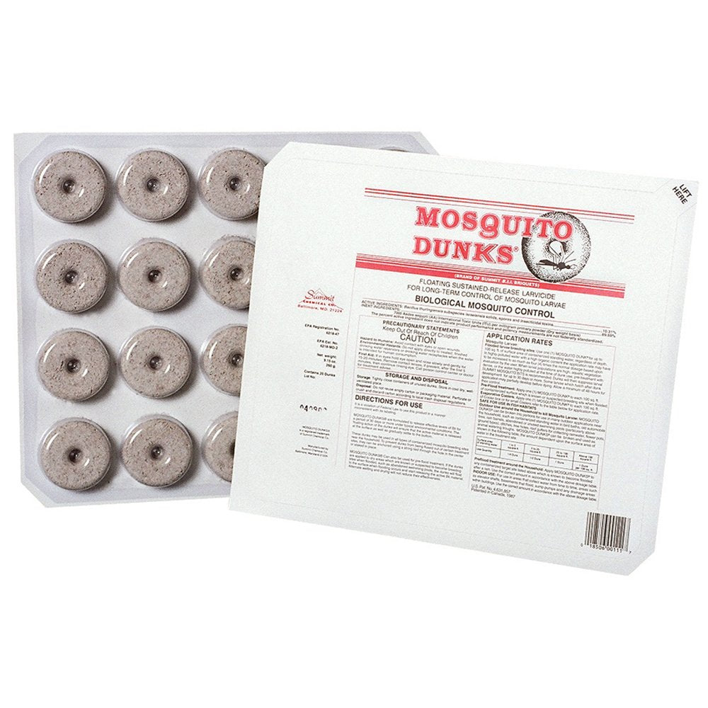 Summit Mosquito Dunk Tablet pack-20 for easy larval control in water