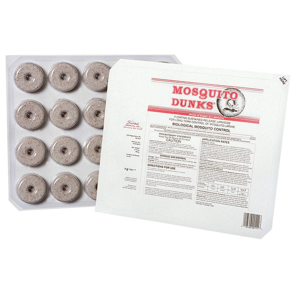 Summit Mosquito Dunk Tablet pack-20 for easy larval control in water