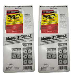 Summit Mosquito Dunks in-water bundle demonstrates floating solution for standing water.