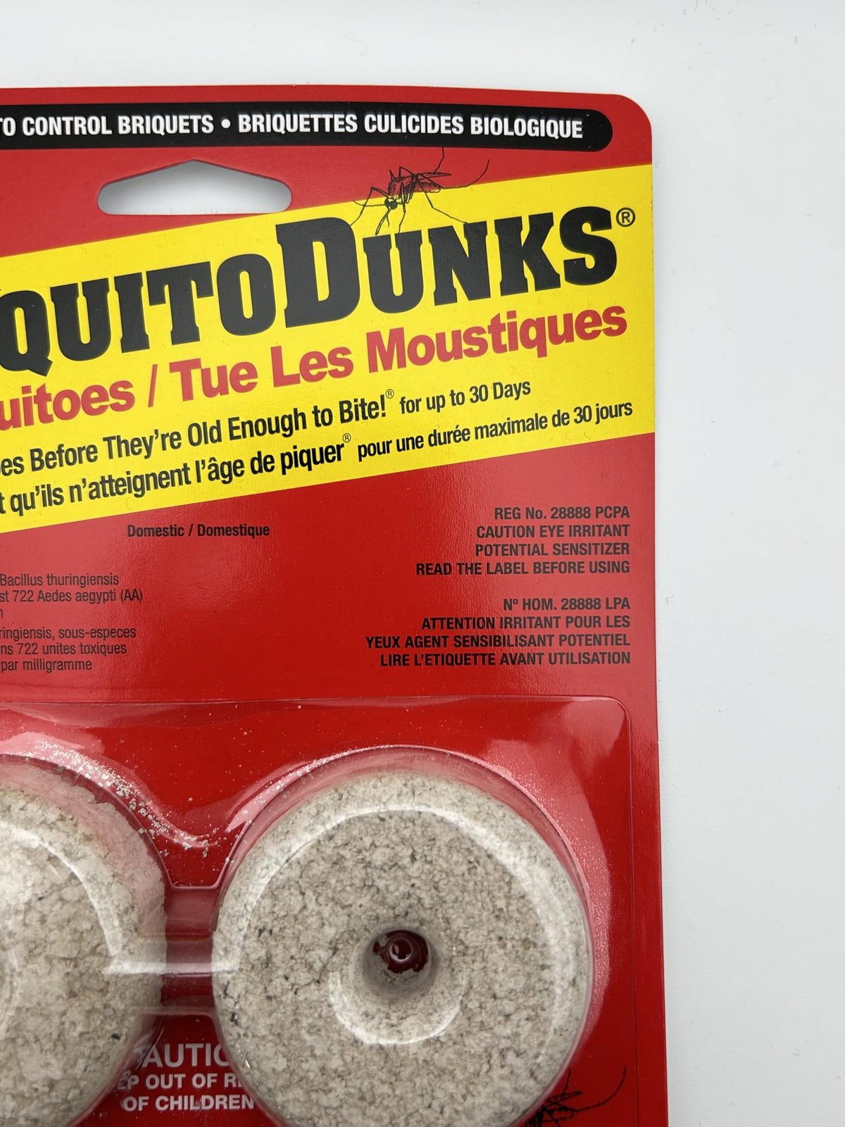 Summit Mosquito Dunks product shot highlights a simple, ready-to-use solution.