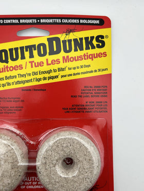 Summit Mosquito Dunks product shot highlights a simple, ready-to-use solution.