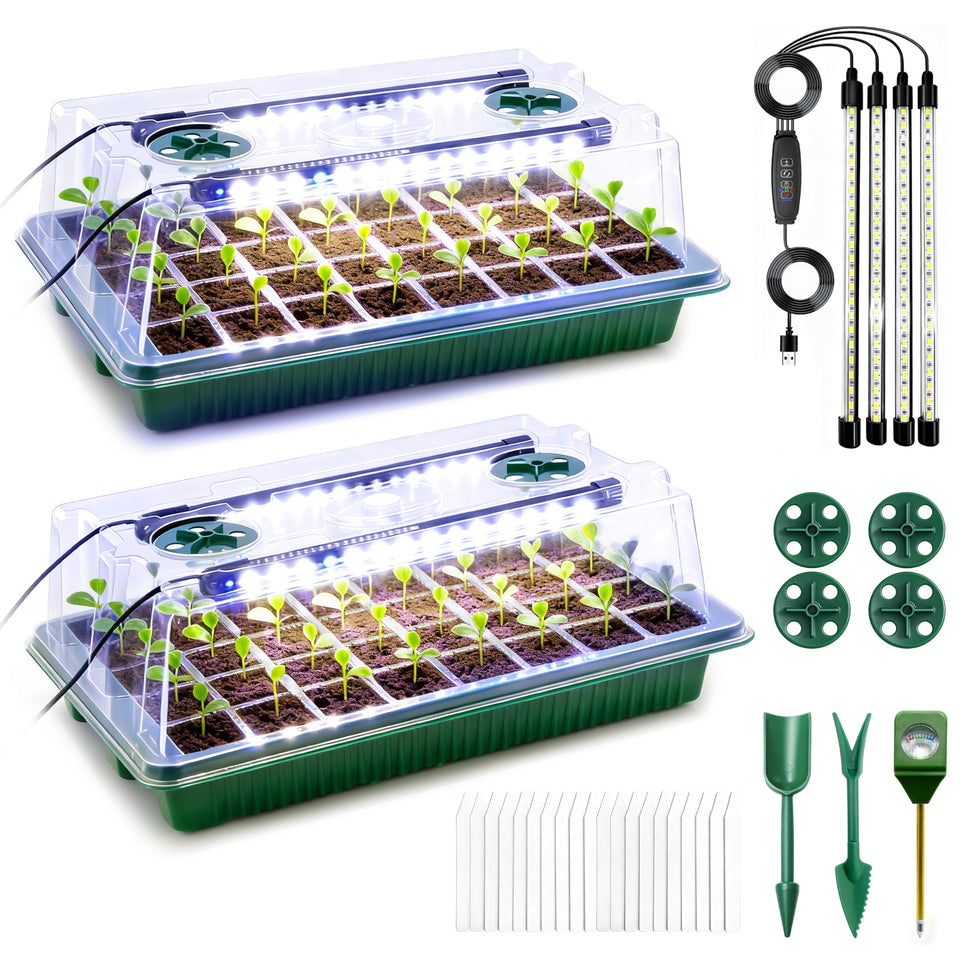 SummitGo seed starter tray 80-cell for indoor germination and early growth