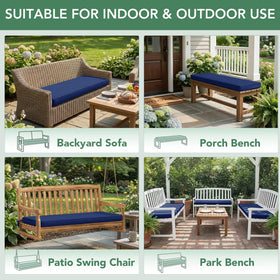 Summsun cushion with anti-slip bottom to prevent sliding during outdoor lounging