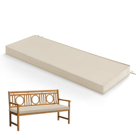 Summsun outdoor bench cushion waterproof keeps seating dry in rain