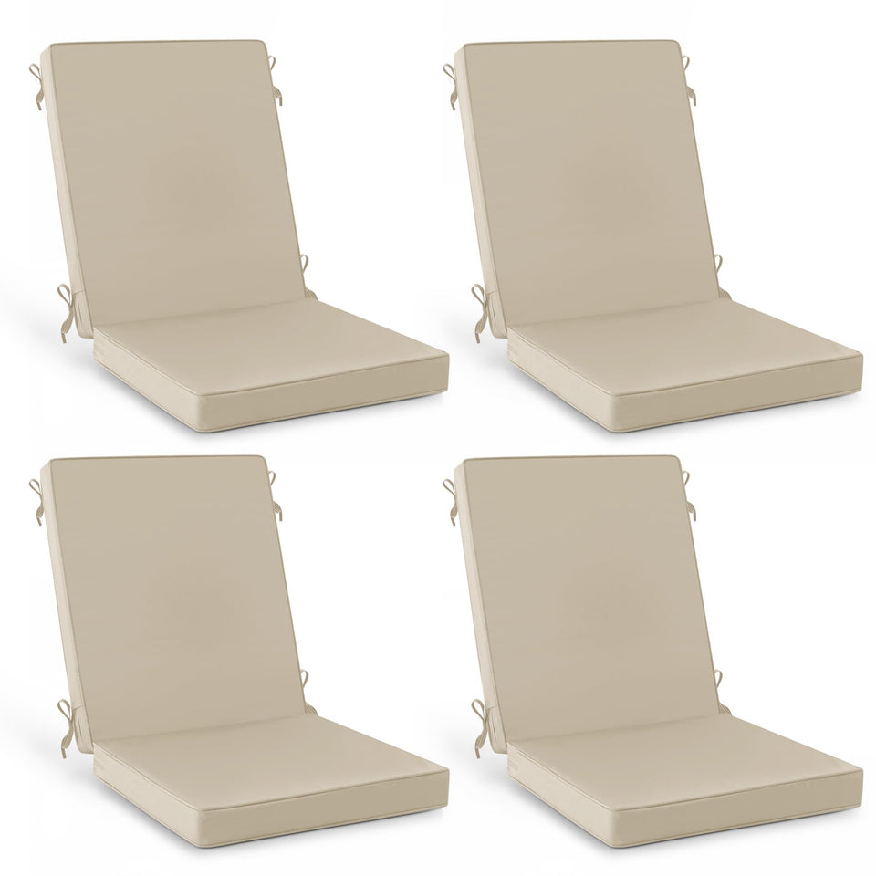 Summsun cream outdoor cushions for comfortable patio seating