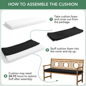 summsun cushion packaging shows compact, travel-friendly compression for quick setup.