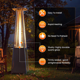 SUMNEW quartz glass offers high-temperature resistance for safe outdoor use.