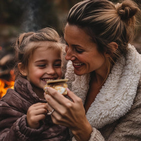 SUMPRI Smores Sticks ideal for open flame s'mores and hot dogs.