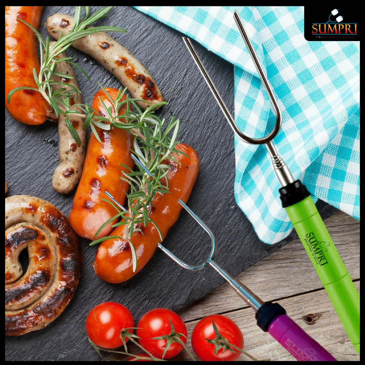 SUMPRI rust-resistant design keeps sticks reliable for many camping trips.